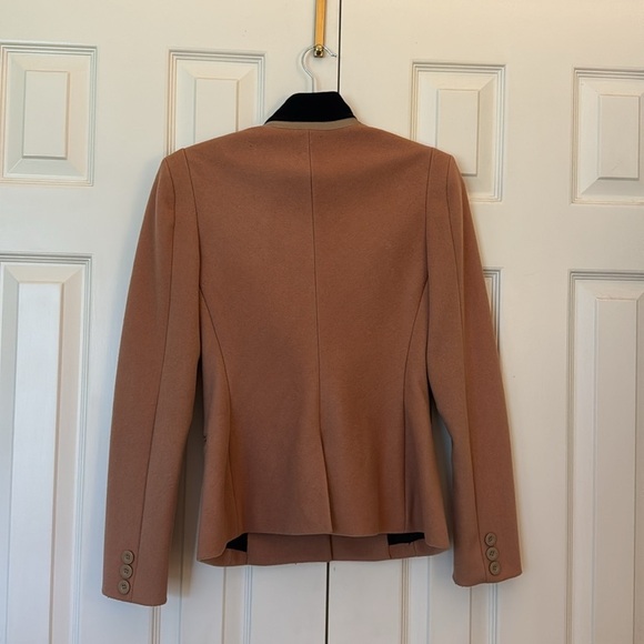 REBECCA MINKOFF wool & cashmere blazer, blue & camel, never worn - Picture 2 of 6